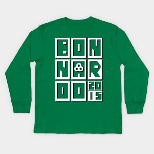 Bonnaroo 2015 (monotone style) Kids Long Sleeve T-Shirt